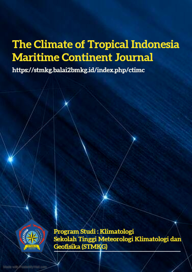 					View Vol. 1 No. 1 (2022): The Climate of Tropical Indonesia Maritime Continent Journal, Edition April 2022
				